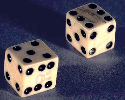Dice. 